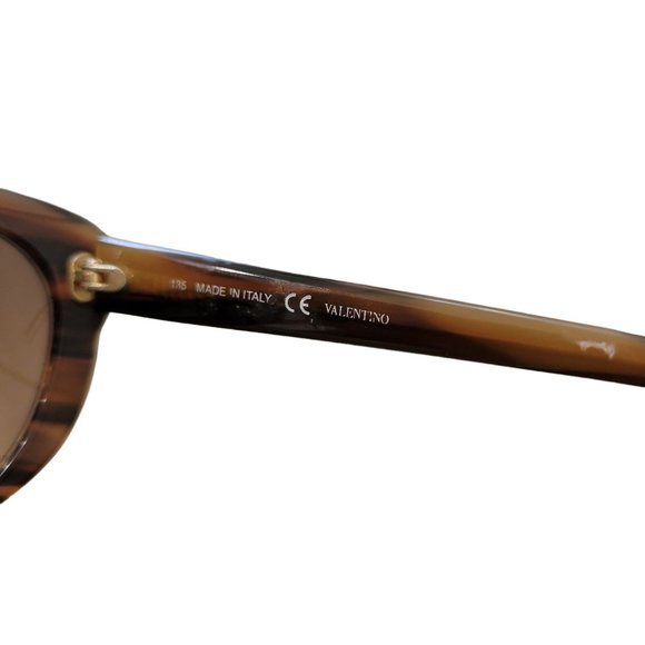 Vintage Womens Valentino V635S 261 135mm Frames Tortoise Cat Eye 1980\'s main image 5